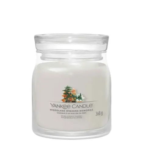 Yankee Candle Woodland Weekend Memories Signature Candle Medium 368g Фото num