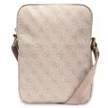 Guess PU 4G Printed Stripes Tablet Bag 10" Pink Фото num