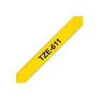 Brother TZE-Schriftbandkassette TZESchriftbandkassette TZe-611 TZe611 Yellow Black (TZE611) Фото num