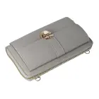 Knitted bag for phone GCW06 grey Фото num