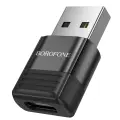 Borofone Adapter BV18 - USB to Type C - black Photo