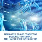 Qoltec Fiber optic connector SC/APC | Singlemode | 3.0mm — Foto 2