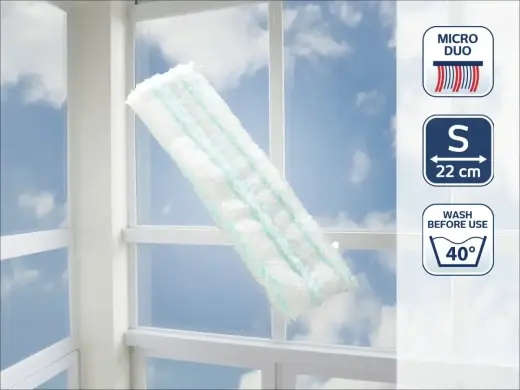 LEIFHEIT Сменная насадка для щетки  Window & Frame Cleaner S micro duo Фото num