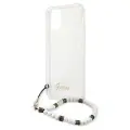 Guess GUHCP12LKPSWH iPhone 12 Pro Max 6.7" Transparent Hardcase White Pearl — Фото 6