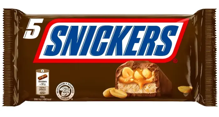 Šokolādes batoniņš SNICKERS 5-paka_NEW