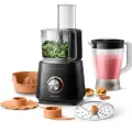 PHILIPS Viva Collection Kompaktais virtuves kombains 800W, melns Photo