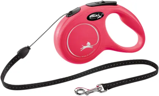 Inerces pavada suņiem : Flexi New Classic Cord Leashes S 5 m, krāsa : sarkana Foto 2