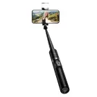 Selfie stick tripod with remote control + LED light Hoco K34 black — Foto 3