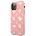 Guess GUHCP12LLSPEWPI iPhone 12 Pro Max 6,7" różowy|pink hard case Peony Collection Фото num
