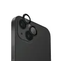 Uniq Optix Glass Aluminum Camera Lens Protector for iPhone 15 | 15 Plus Camera Lens with Applicator - Black Foto 1