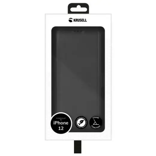 Krusell PhoneWalet iPhone 12 Mini 5,4" czarny|black 62147 Photo