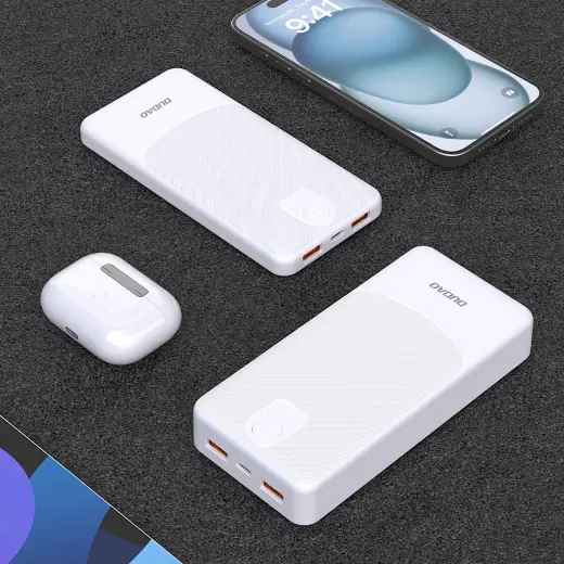 Powerbank Dudao K10 10000mAh 2.4A 2 x USB-A - white Foto 9