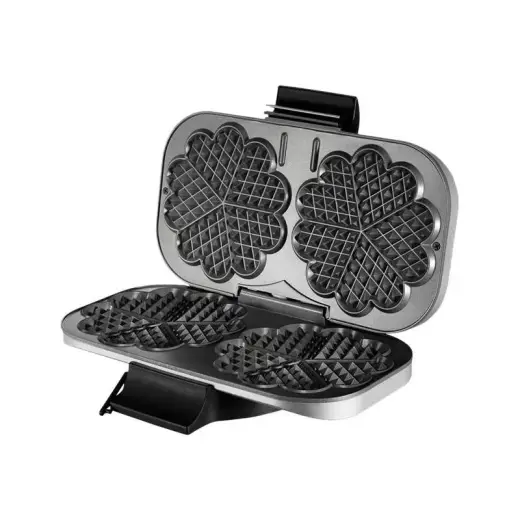 Unold Double Waffle Maker black silver (48241) Foto 3