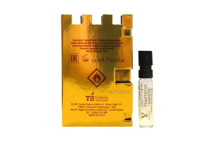 V Canto, Temptatio, Extrait De Parfum, Unisex, 1.5 ml *Vial