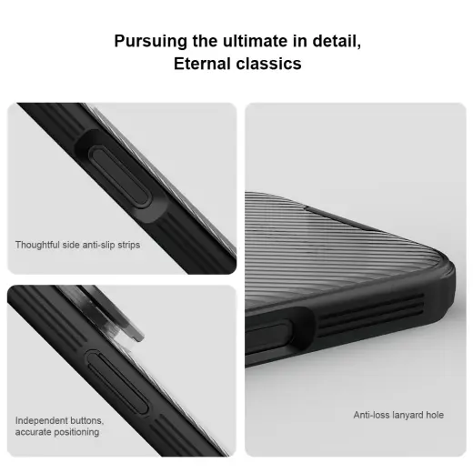 Nillkin CamShield Prop Case for Apple iPhone 17 Pro 17 Pro Max Transparent Black Foto 6