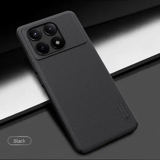 Nillkin Super Frosted Back Cover for Poco X6 Pro 5G Black Foto 8