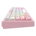 Havit KB874L RGB Mechanical Gaming Keyboard (pink and white) Фото num