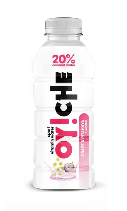 Vitaminizēts dzēriens OY!CHE, vīnogas, pitaja 20%, kokosriekstu ūdens, PET, 0.5l (DEP)