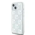 DKNY DKHCP15SLCPEPT iPhone 15 | 14 | 13 6.1" biały|white hardcase Liquid Glitter Multilogo — Photo 2