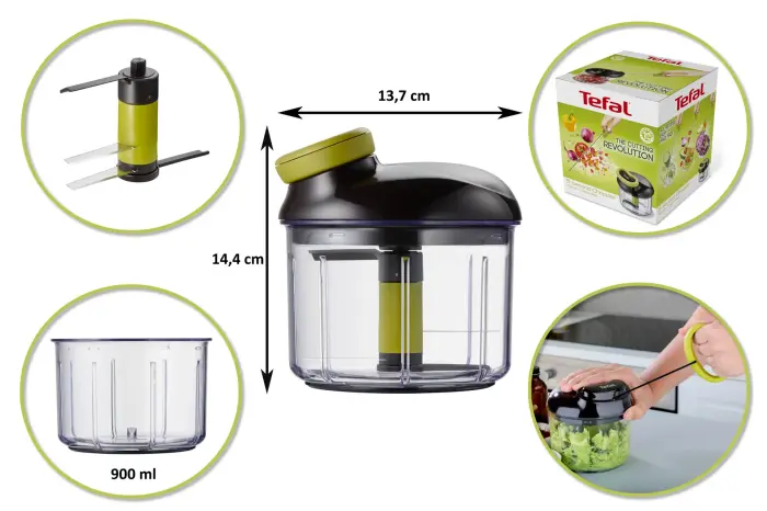 Tefal mini smalcinātājs, 900 ml Foto 2