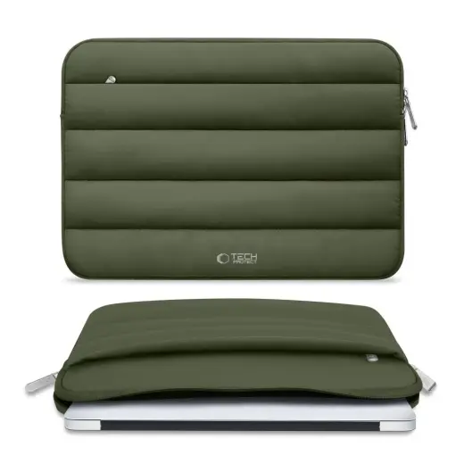 Tech-Protett Fluffy Laptop Bag 13-14 - Green Photo