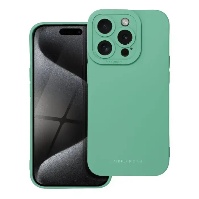 Roar Luna чехол для телефона iPhone 15 Pro зелёный