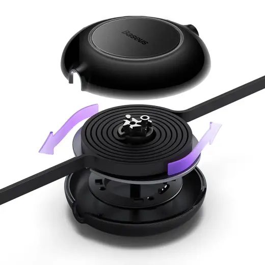 Baseus Bright Mirror 3 3-in-1 datu pārraides un uzlādes vads | USB-C uz Micro USB, Lightning, USB-C | 66W | 1.1m | violets Foto 12