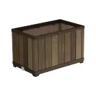 Puķu pods Deco Rectangle Planter Walnut — Foto 1