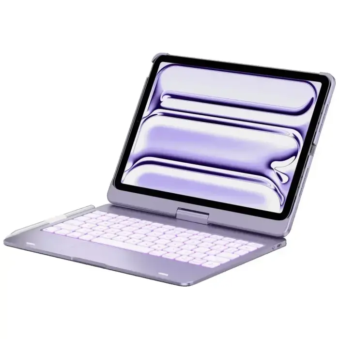 Case Typecase Flexbook Touch with keyboard for iPad Pro 11" M4 2024 / M5 2025 light purple