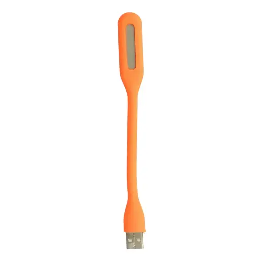 Mini LED Lamp Silicone USB Orange Foto 2