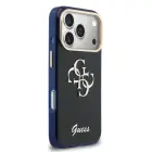 Guess IML 4G Script Metal Logo Case for iPhone 17 Pro Blue Foto 3