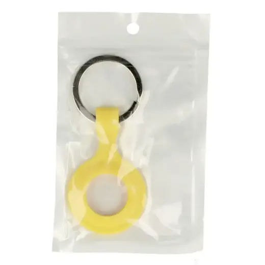 Silicone key ring for Airtag yellow Фото num
