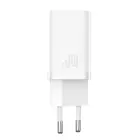 Baseus GaN5 Pro 40W 2xUSB-C Wall Charger - White Foto 2