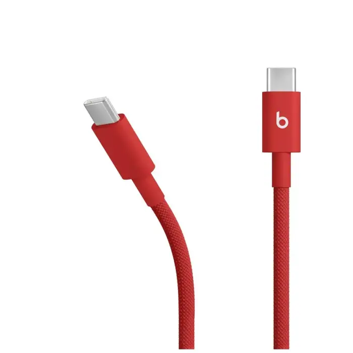 Kabelis Beats USB-C to USB-C Woven Cable Red