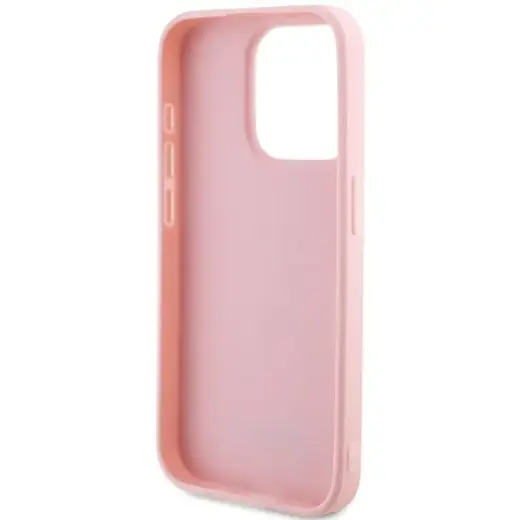 Guess Saffiano Iridescent Script case for iPhone 14 Pro Max - pink Фото num
