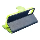 FANCY Book case for XIAOMI Redmi Note 13 Pro 4G navy / lime — Foto 2