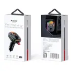 YESIDO BT5.0 FM TRANSMITTER Y45 43W LED USB-2xA+C + MICRO SD BLACK Фото num