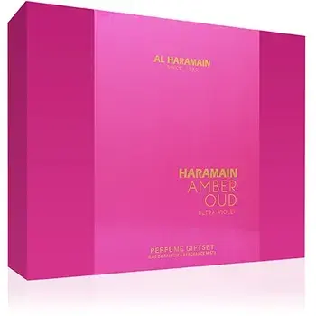 Al Haramain Amber Oud Ultra Violet Dárková sada EDP 75 ml, EDP 30 ml a tělová mlha 200 ml Фото num