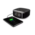 PHILIPS Radio pulkstenis, melns Foto 6