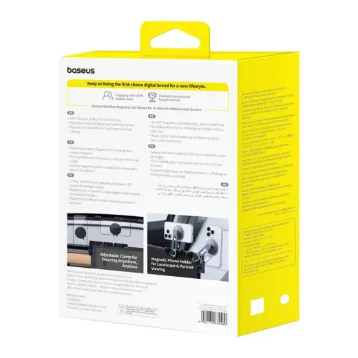 OS-Baseus MaxView Magnetic Car Mount for In-Vehicle Infotainment Screen Space Grey Foto 8