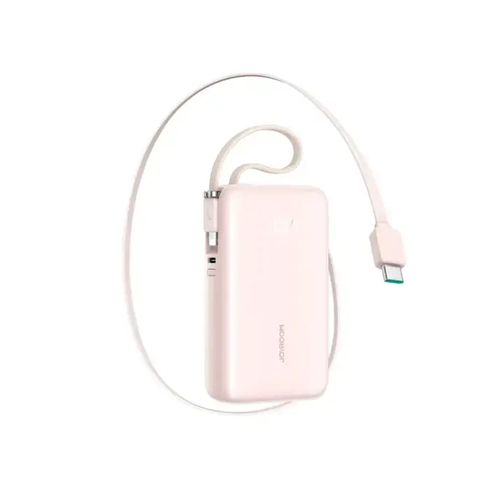 Joyroom JR-PR2L Power Bank | 10,000 mAh | 35W | USB-C, Lightning | pink