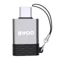 BWOO Adapter USB - USB-C Gray OTG BZ-35 Фото num