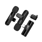 Wireless double microphone Lightning / USB C Hoco L20A black — Фото 4