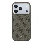 Guess 4G Gold Frame maciņš ar MagSafe atbalstu telefonam iPhone 18 Pro Max brūns — Foto 2