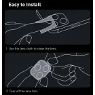 Tempered Glass HARD SILK PRINT for camera (LENS) for Iphone 13/13 Mini (island) Foto 17