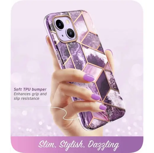 Supcase COSMO IPHONE 14 PLUS MARBLE PURPLE Photo