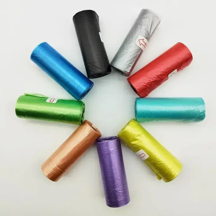 Plastic bags for dog excrement 10 rolls orange Foto 2