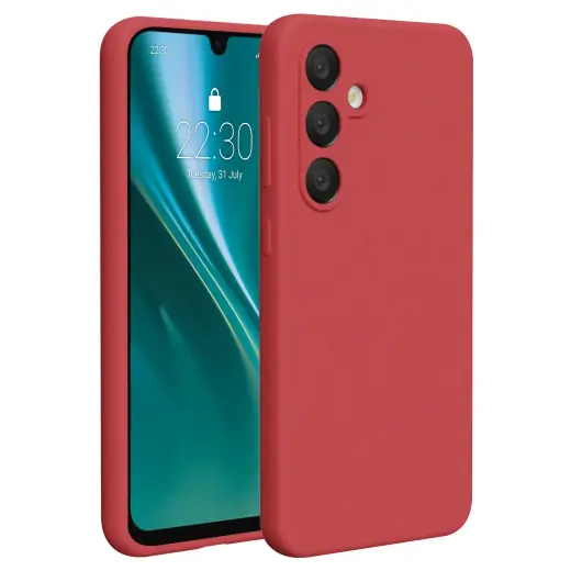 Etteri Silicone phone case for Samsung Galaxy S24 FE raspberry