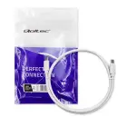 Qoltec data transfer and charging cable | USB-C to USB-C | 1m | white — Photo 2
