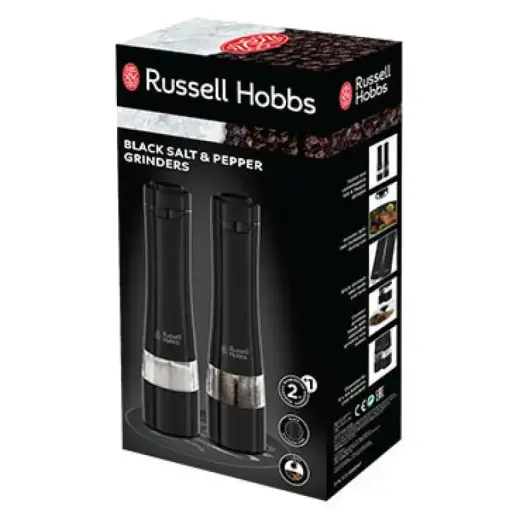 Russell Hobbs Electric Salt & Pepper Grinder Set of 2 black Schwarz (28010-56) (2801056) Foto 3
